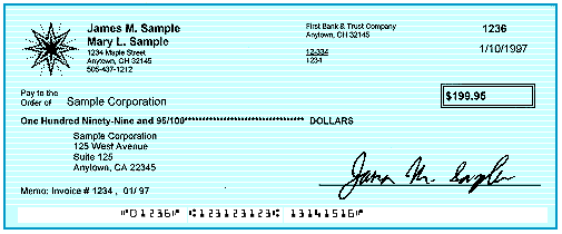 CHECKMAGIC - Quicken Quickbooks checks for $24.95 1000
